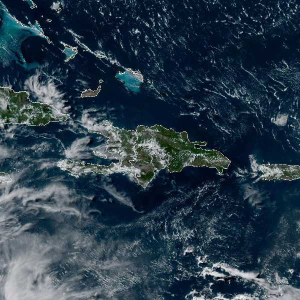 météo tropicale : Image satellite .