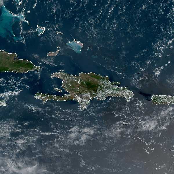 météo tropicale : Image satellite .