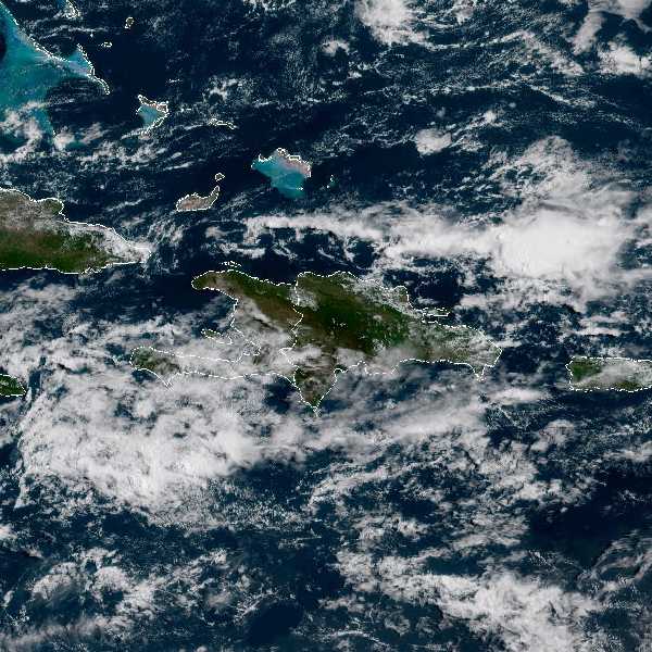 météo tropicale : Image satellite .