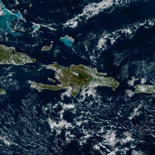 météo tropicale : Image satellite .