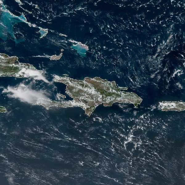 météo tropicale : Image satellite .
