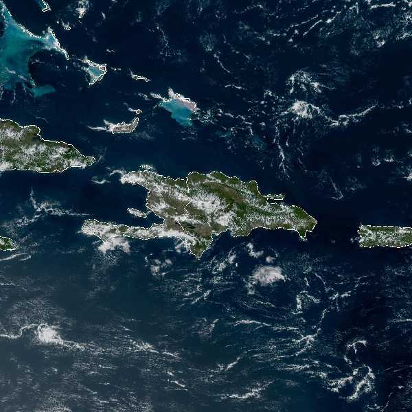 météo tropicale : Image satellite .