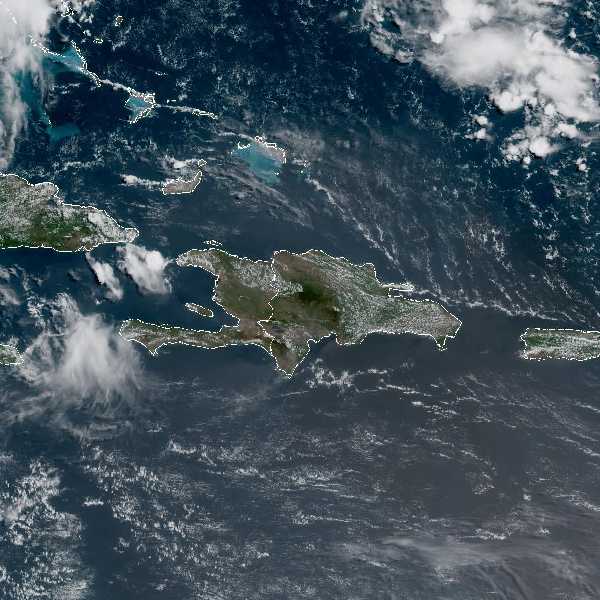 météo tropicale : Image satellite .