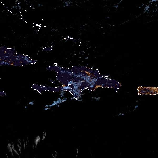 météo tropicale : Image satellite .