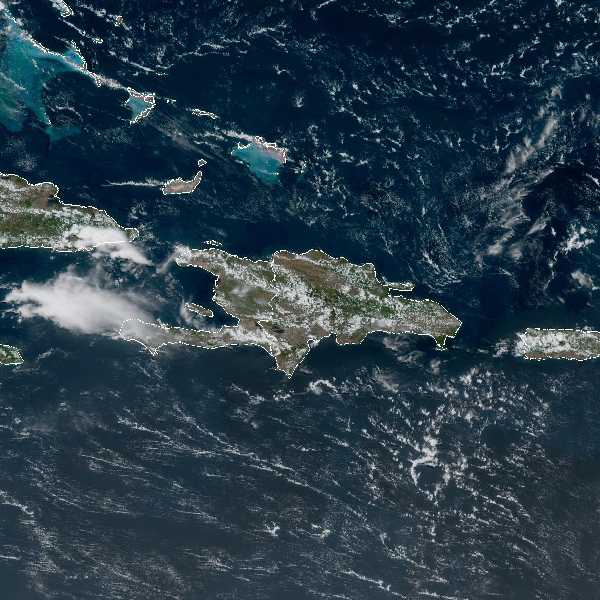 météo tropicale : Image satellite .