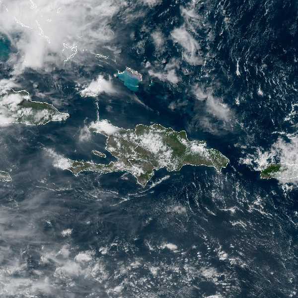 météo tropicale : Image satellite .