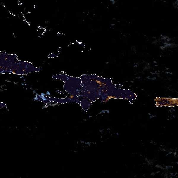 météo tropicale : Image satellite .