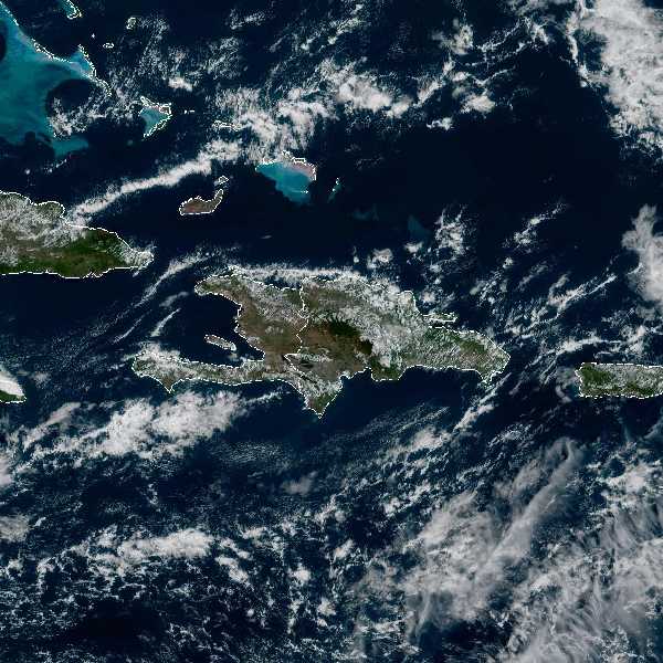 météo tropicale : Image satellite .