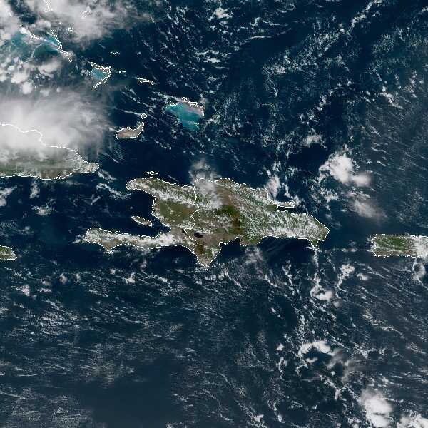 météo tropicale : Image satellite .
