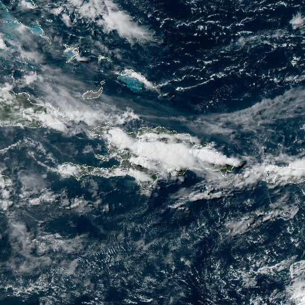 météo tropicale : Image satellite .