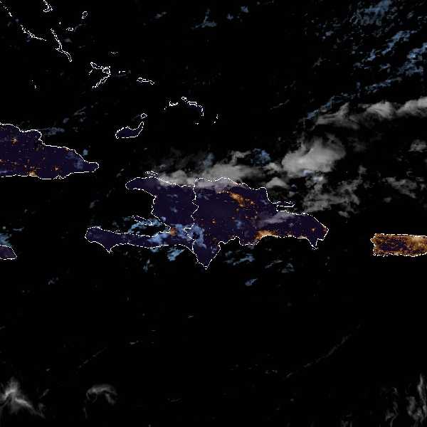 météo tropicale : Image satellite .
