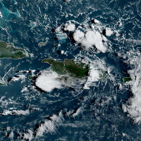 météo tropicale : Image satellite .