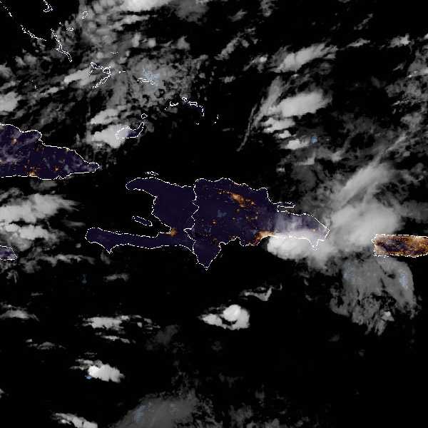 météo tropicale : Image satellite .