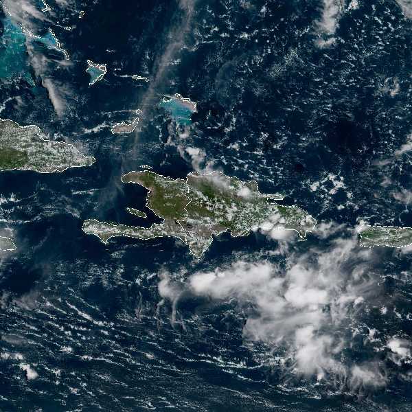 météo tropicale : Image satellite .