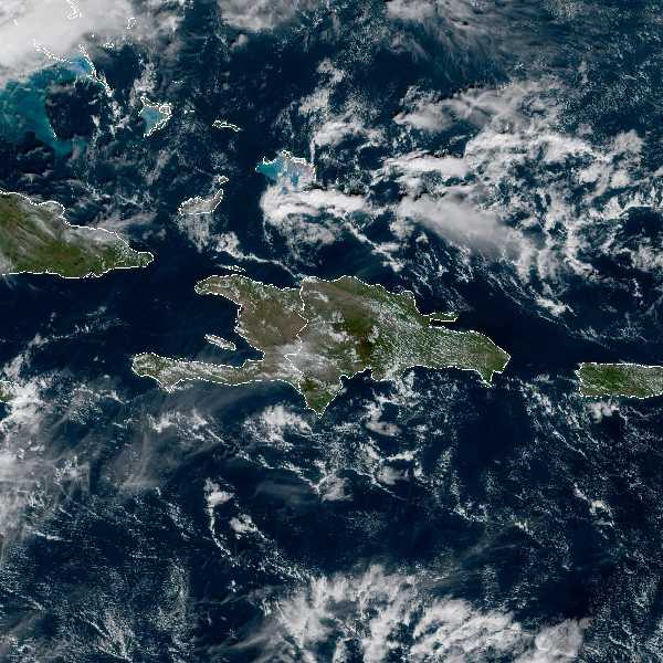 météo tropicale : Image satellite .