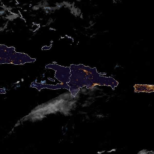 météo tropicale : Image satellite .