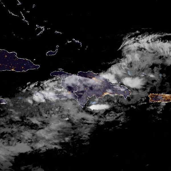 météo tropicale : Image satellite .