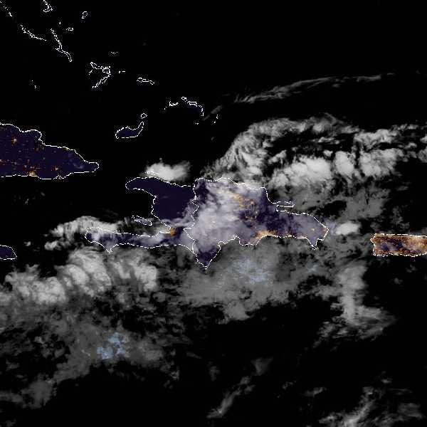 météo tropicale : Image satellite .