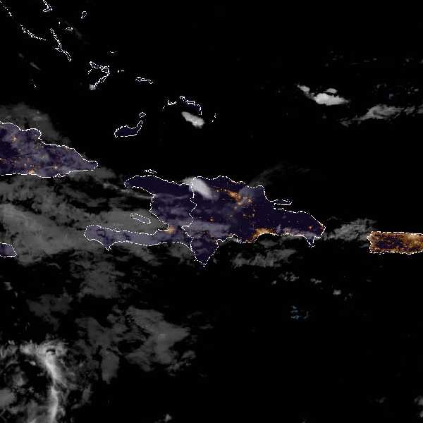 météo tropicale : Image satellite .