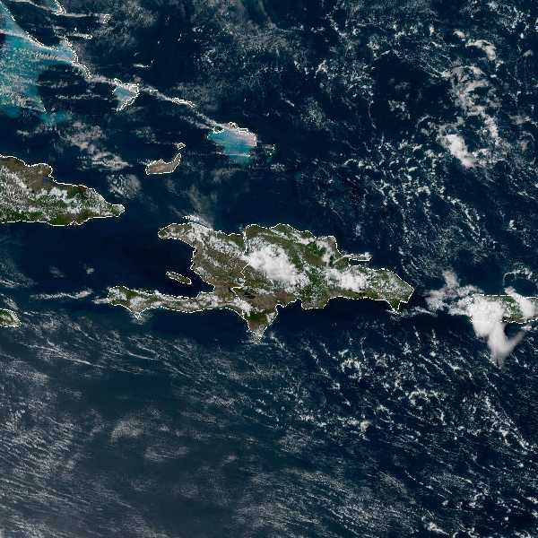 météo tropicale : Image satellite .