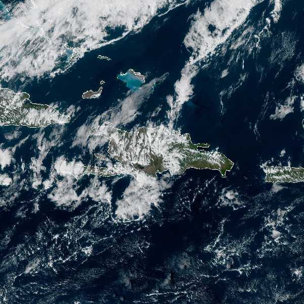 météo tropicale : Image satellite .