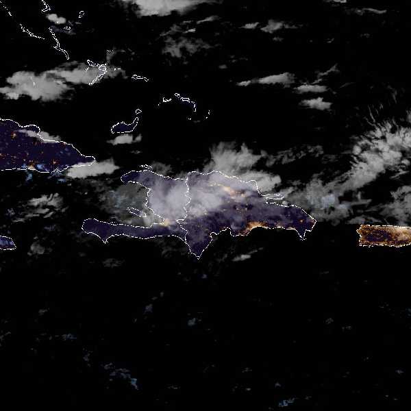 météo tropicale : Image satellite .