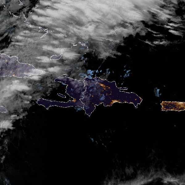 météo tropicale : Image satellite .
