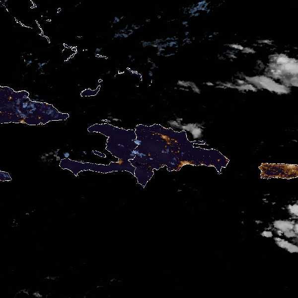 météo tropicale : Image satellite .