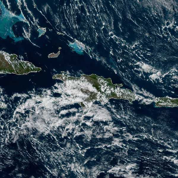 météo tropicale : Image satellite .