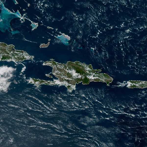 météo tropicale : Image satellite .