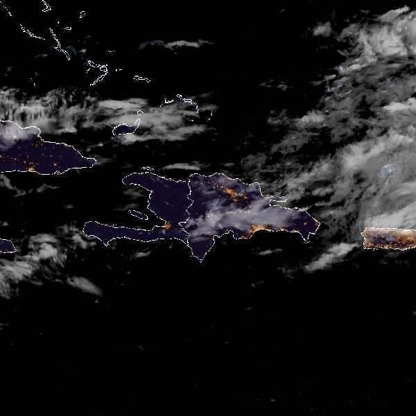 météo tropicale : Image satellite .
