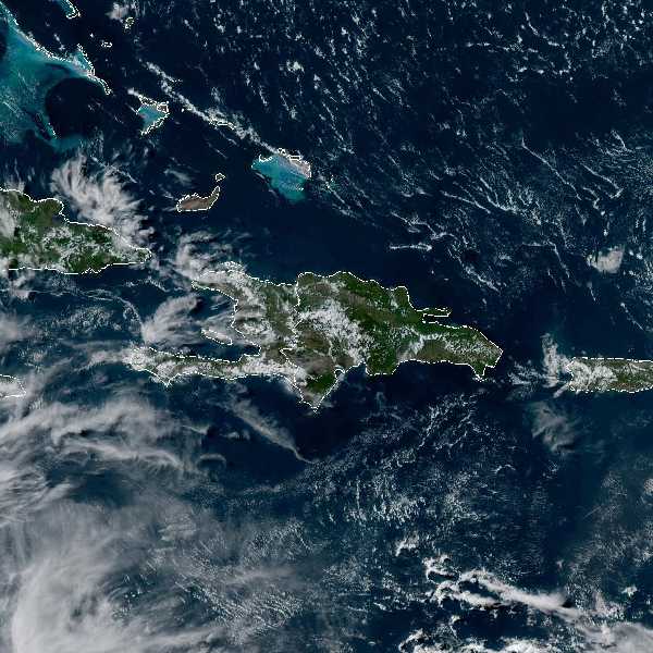 météo tropicale : Image satellite .