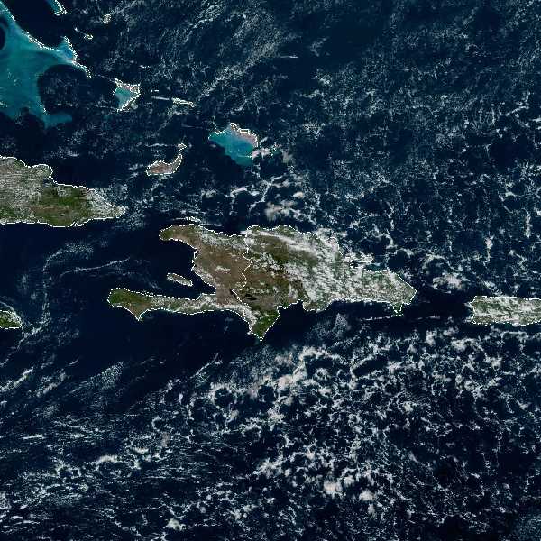 météo tropicale : Image satellite .