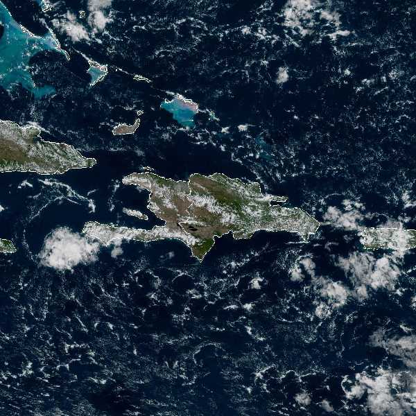 météo tropicale : Image satellite .