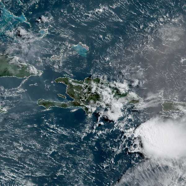 météo tropicale : Image satellite .