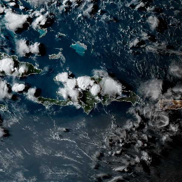 météo tropicale : Image satellite .