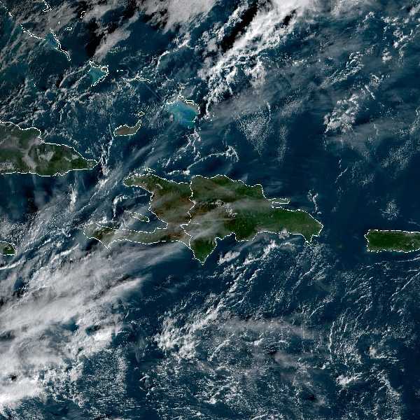 météo tropicale : Image satellite .