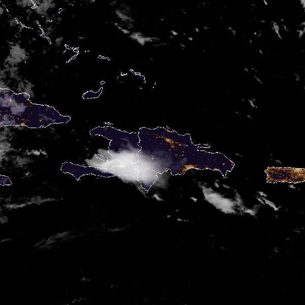 météo tropicale : Image satellite .