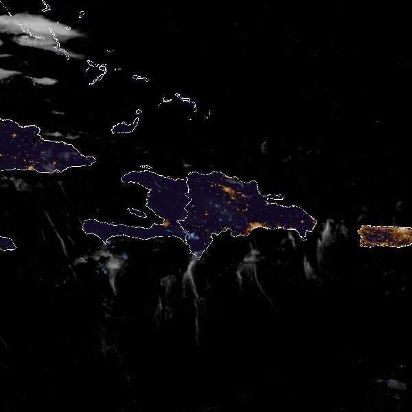 météo tropicale : Image satellite .