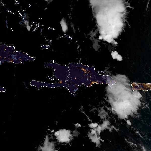 météo tropicale : Image satellite .