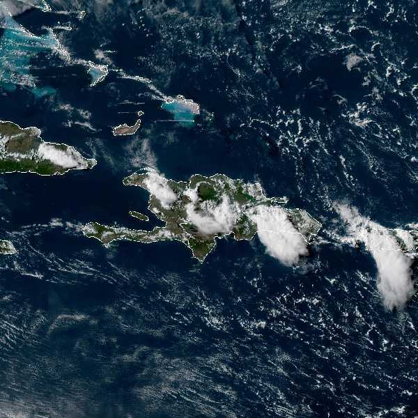 météo tropicale : Image satellite .