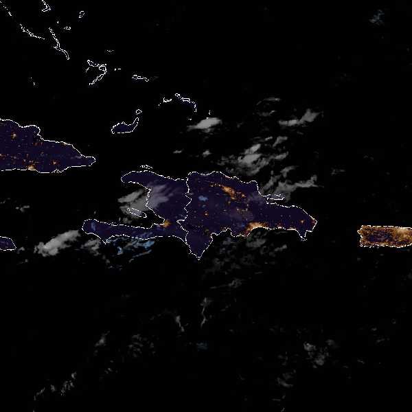 météo tropicale : Image satellite .