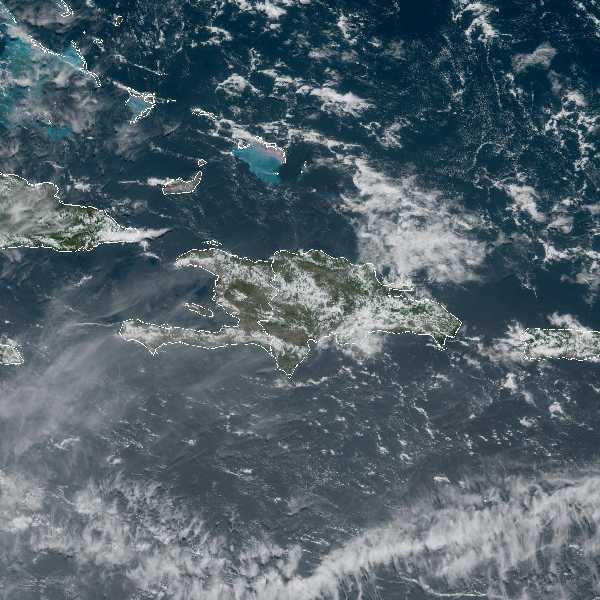 météo tropicale : Image satellite .