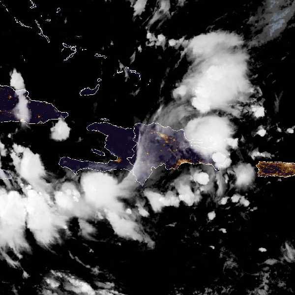 météo tropicale : Image satellite .