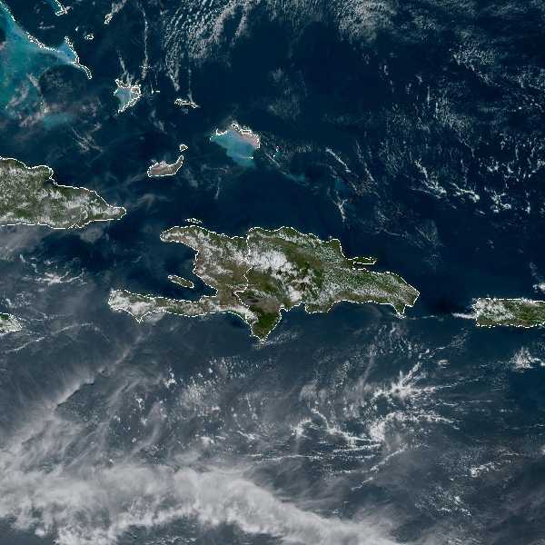 météo tropicale : Image satellite .