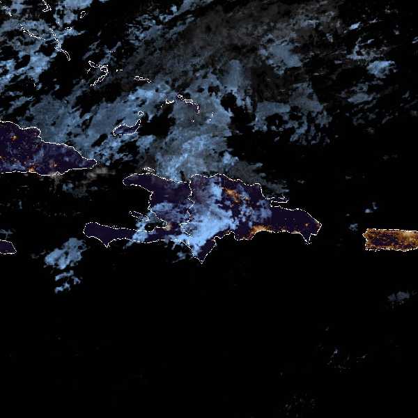 météo tropicale : Image satellite .