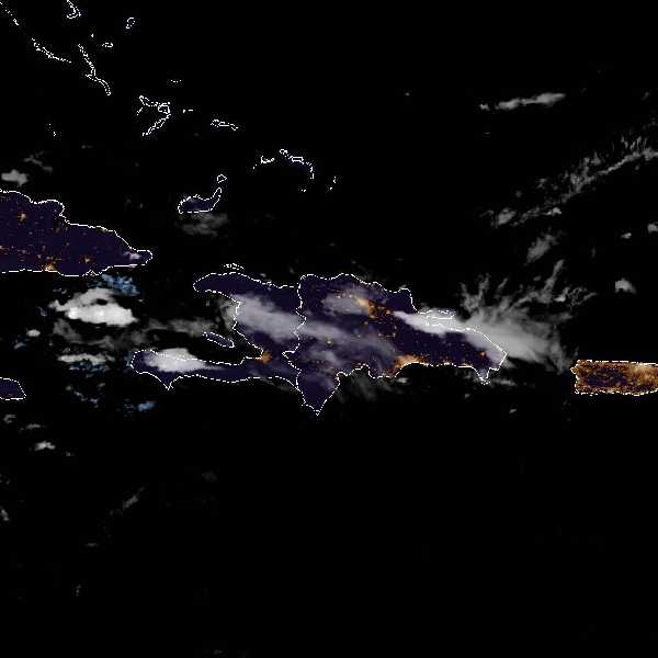 météo tropicale : Image satellite .