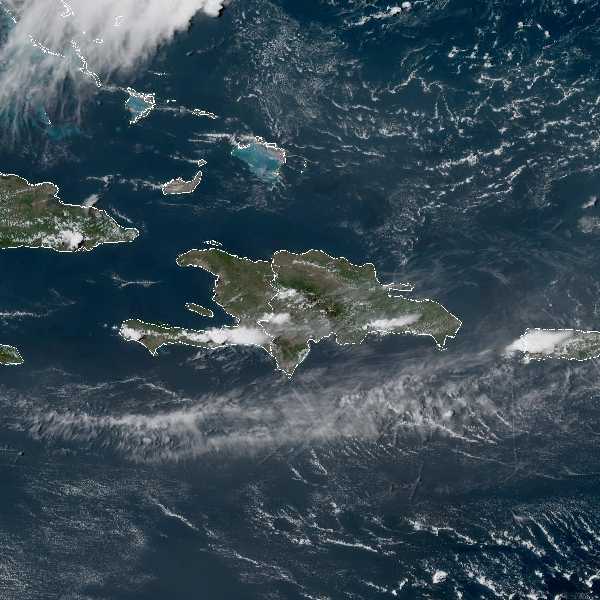 météo tropicale : Image satellite .