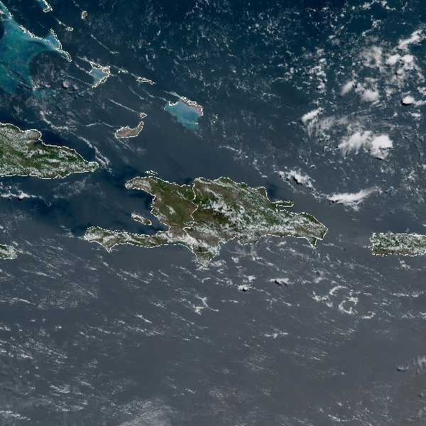 météo tropicale : Image satellite .