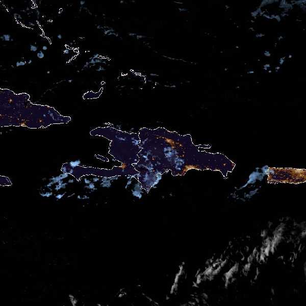 météo tropicale : Image satellite .